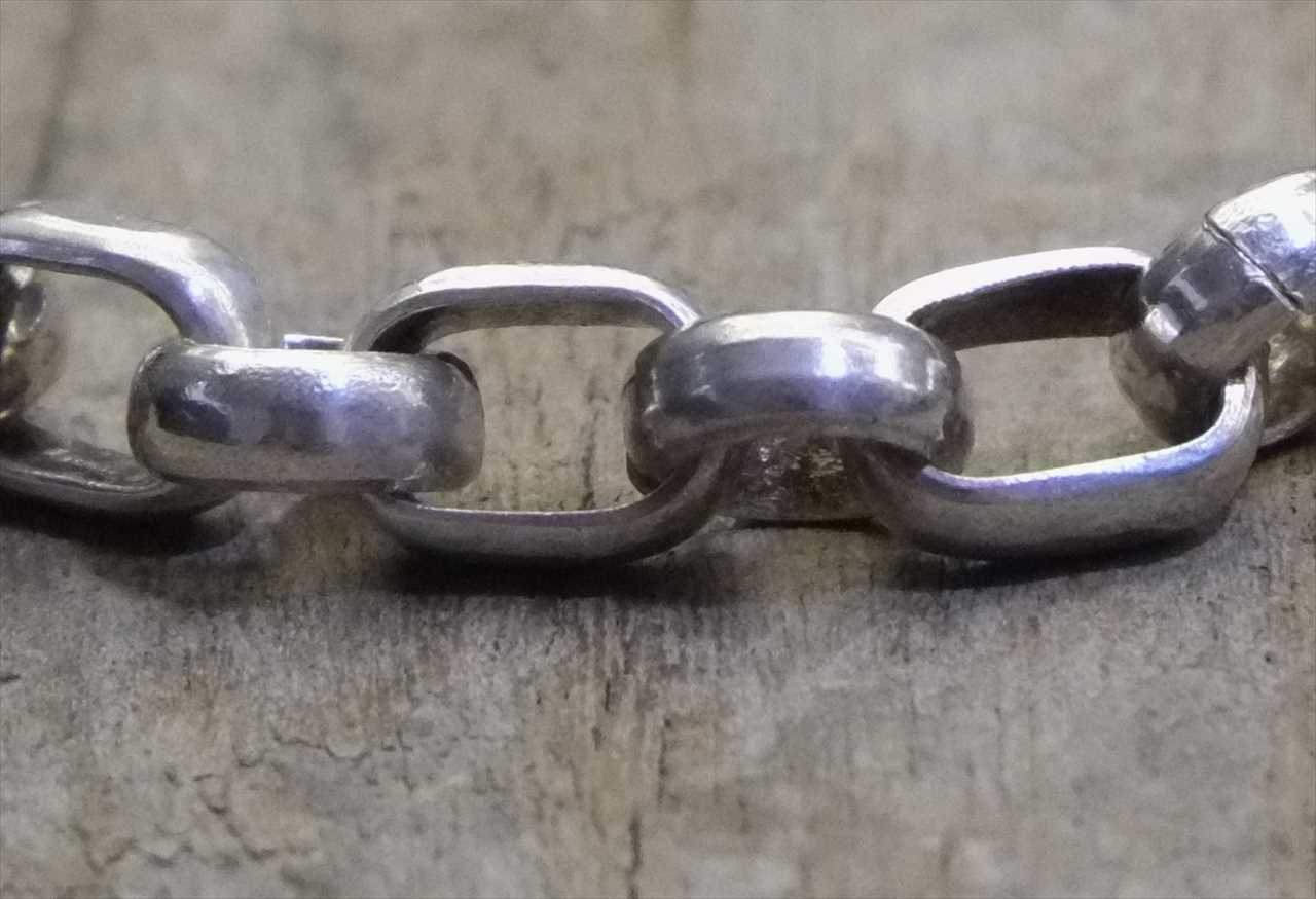 送料無料】Vintage Silver 925 Toggle Bracelet (B-029) ヴィンテージ 