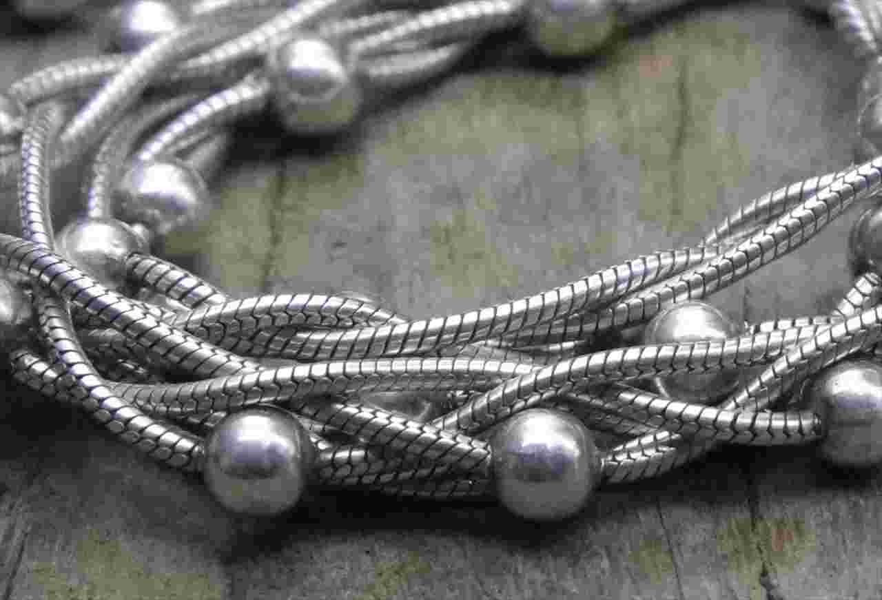 送料無料】Vintage Italy Silver 925 Necklace （N014) ヴィンテージ 