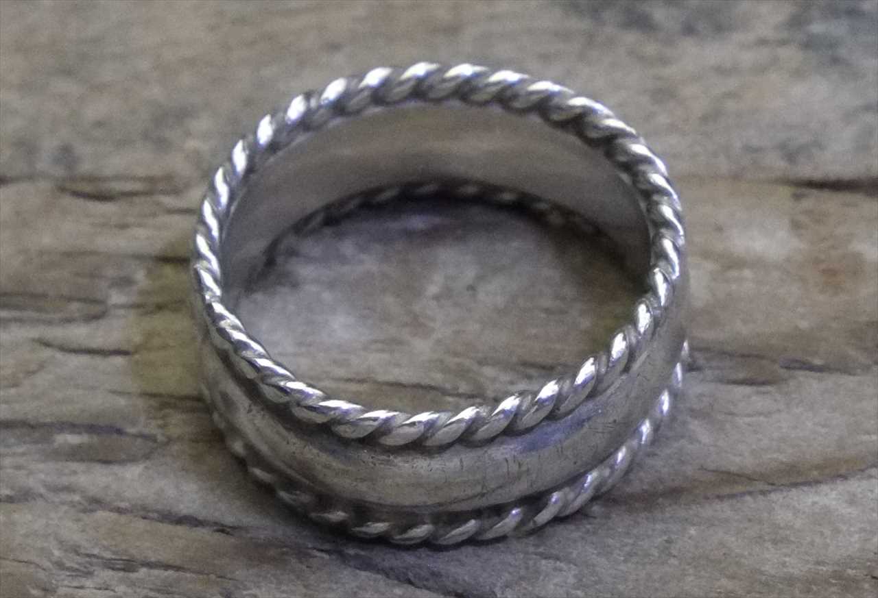 【送料無料】Vintage Mexican Silver 925 Ring （R023 