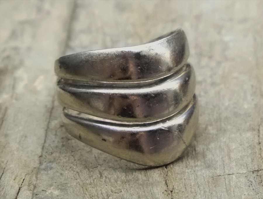 ヴィンテージ スターリング シルバー リング Size16 モダン （R039) Vintage Silver 925 Ring